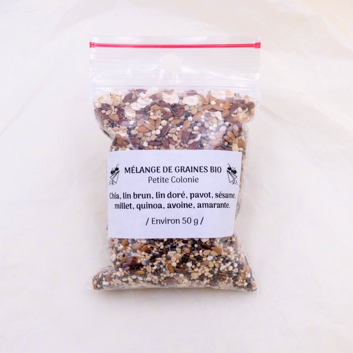 Graines pour petite colonie de fourmis 50g - 100g - 200g | FourmiCurieuse