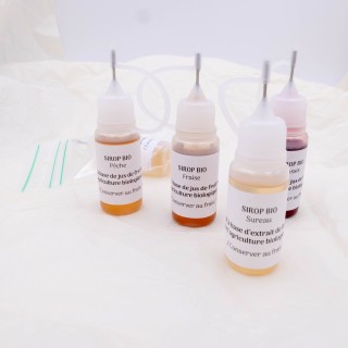 Fiole de sirop Bio avec embout d'application | Fourmicurieuse