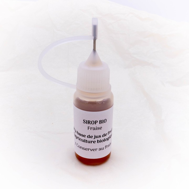 Fiole de sirop Bio avec embout d'application | Fourmicurieuse