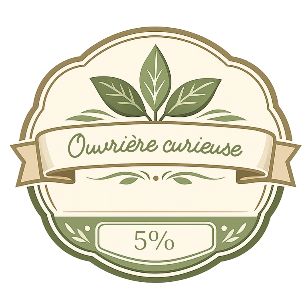 Badge Ouvrière curieuse